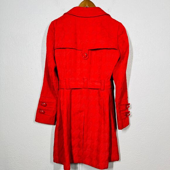 Etcetera Belted Trench Coat Long Winter Jacket Lined - 6 - Picture 2 of 4